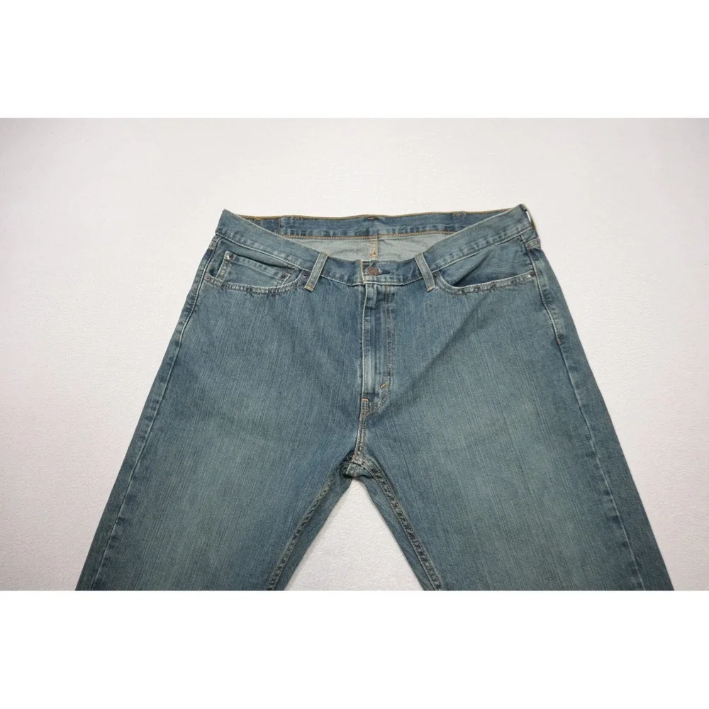 Levis 559 Relaxed Straight Jeans Mens 38x30‎ Blue Excellent Medium Wash Denim